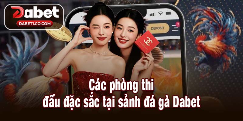 Các phòng thi đấu đặc sắc tại sảnh đá gà Dabet