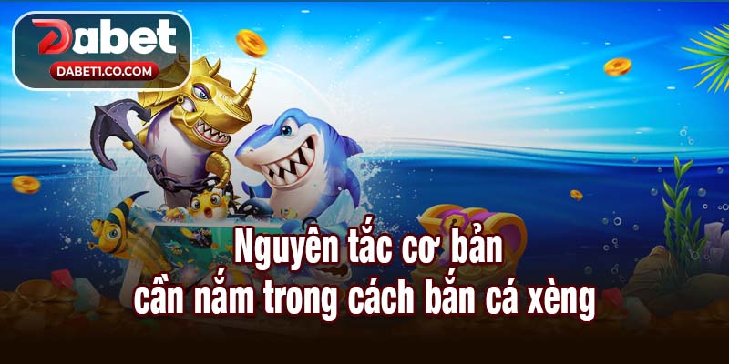 Nguyên tắc cơ bản cần nắm trong cách bắn cá xèng 